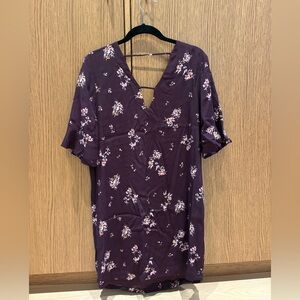 Floral Purple Dress